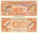 Dominican Republic Specimen$1/1000 Nd (1964 - 4) P100s/6unc North & Central America photo 1