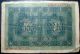 1914 Imperial Germany 50 Mark Banknote Blue Seal Red Serial Number Europe photo 1