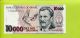 Brazil 10000 Cruzeiros Unc Banknote,  Paper Money Snake Paper Money: World photo 1
