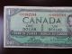 1954 $1 Replacement Bank Note Bill Canada Prefix C/f0942384 Bouey - Rasminsky 