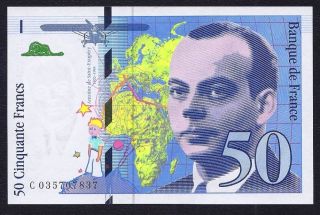 France 50 Francs 1997 P157a Unc photo