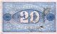 Uruguay 1868 20 Pesos Sociedad Fomemto Territorial Interest - Bearing Note Paper Money: World photo 1
