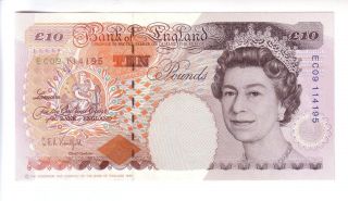 United Kingdom - Bank Of England 10 Pounds (1993) Kentfield Unc photo