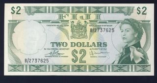 Fiji 1969 (nd) 60a $2 Two Dollars Choice Cu photo