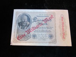 1922 Germany 1 Milliard On 1000 Mark P - 113 photo
