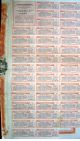 China Chinese 1908 Tientsin Pukow Railways £ 100 Ef + Coupons Bond Stocks & Bonds, Scripophily photo 1
