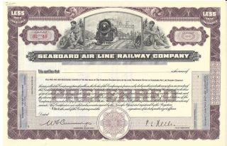 Seaboard Air Line Railway Company. . . .  Unissued Stock Certificate photo
