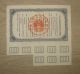 1955 Chinese Bond - China Construction $100,  000 Loan W/coupons With 