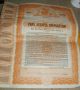 2 1929 Certificates From Park Estates Corporation 6% Secured Note Eagle Vignette Stocks & Bonds, Scripophily photo 1