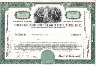 Broker Owned Stock Certificate: Jos Walker & Sons,  Payee; Orange & Rock,  Issuer photo