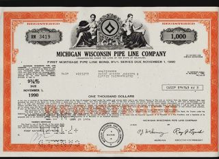 Michigan Wisconsin Pipe Line Company Iss Paine Webber photo