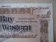 Green Bay And Western Railroad Company Old Stock Certificate 33 Shares 1962 Transportation photo 4