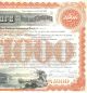 1957 West Shore Railroad Company $1,  000 Bond Certificate - York Central Transportation photo 1