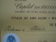 Insurance Company Ourique - One Share Certified 1974 ? World photo 2
