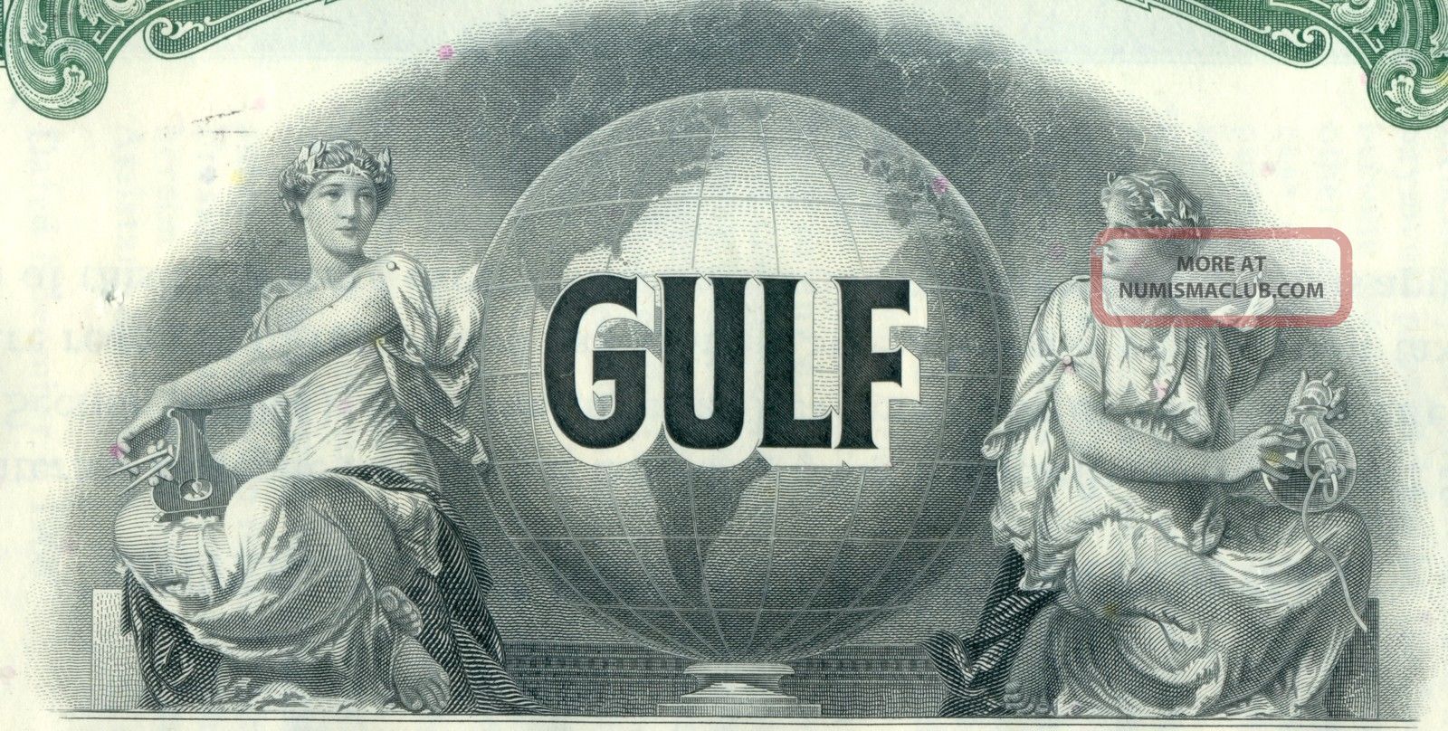 1968 Transocean Gulf Oil Company $1000 Bond Stock Certificate Stocks & Bonds, Scripophily photo