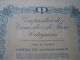 Company Of Portuguese Railways - One Dutys Share Certified 1973 World photo 1
