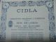 Cidla Industrial And Domestic Fuel - One Share Certified 1973 World photo 1