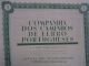 Company Of Portuguese Railways - One Share Certified - 1947 World photo 1