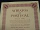 Nitrates From Portugal - Five Share Certified 1967 World photo 1