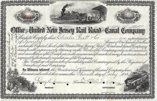 United Jersey Rr And Canal Co 1900 - 1905 Stock photo