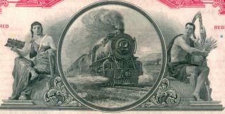 1935 Monongahela Railway Company Stock Bond Pennsylvania Railroad Certificate photo