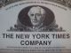 The York Times Stock Certificate Stocks & Bonds, Scripophily photo 1