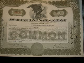 American Bank Note Company 1948 photo
