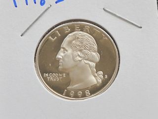 1998 - S Washington Quarter Dcam Clad U.  S.  Coin C9160 photo