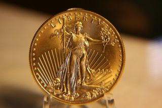 2009 American Gold Eagle $50 Coin 1oz Fine Gold Stunning photo