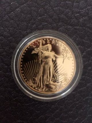 $50 Proof Gold Eagle 2001 photo