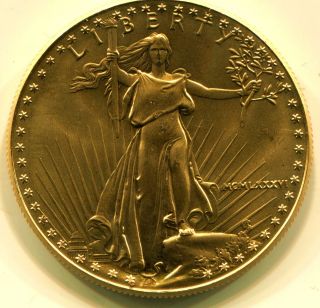 1986 American Gold Eagle 1 Oz.  Pure.  999 Uncirculated Coin First Year Of Issue photo