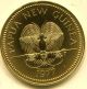 1977 Papua Guinea Gold 100 Kina Hornbill Uncirculated Coin Agw.  2769 Oz Gold photo 2