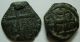 1500 ' S Malacca Portuguese Small Cross Tin Coin X2 Bb010 Europe photo 1
