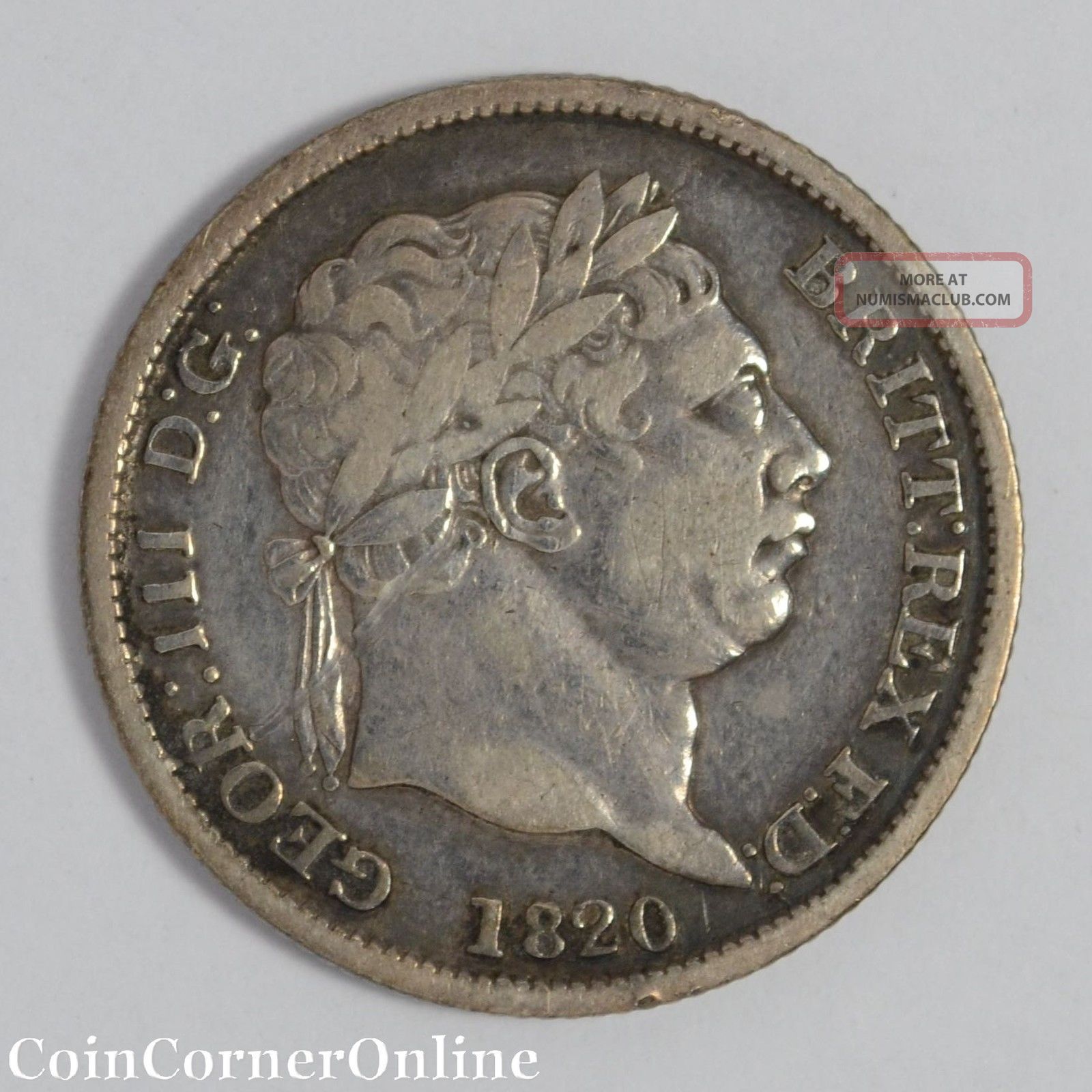 1820 Great Britain Silver Shilling (ccx3900) UK (Great Britain) photo