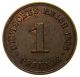 Germany,  Empire 1 Pfennig,  1896 A Coin Germany photo 1