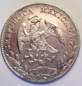 1893 Mexico 8 Reales (go R S) photo