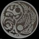 2015 1oz 999 Silver Coin W/palladium Predator/prey Grizzly/salmon Low Coa/boxed Australia & Oceania photo 1