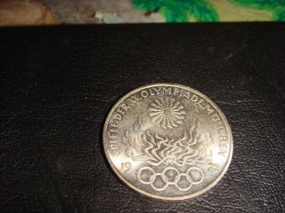 1972 German 10 Mark Olympic Coin photo