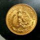 1945 Dos Pesos Gold Coin Mexico 3 Days Coins: World photo 1