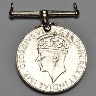 British India George Vi Medal Nickel Extremely Rare photo