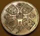 (2) 1953 Five Schillings Queen Elizabeth Ii Coronation Crown Coin Great Britian UK (Great Britain) photo 1