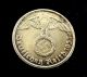 Wwii German 3rd Nazi Coin Swastika Eagle 1937 - A 5 Reichspfennig Coin Br Germany photo 1
