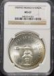 1980 - Mp S1onza Mexico Silver One Onza Ms67 Ngc Mexico photo 2