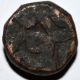 Indian Mughal King Akbar Copper Dam Coin Very Rare India photo 1