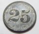 Germania Notgeld 25 Pfennig Emergency Money Coin Ww1 Germany photo 1