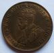 1917 Australia Penny - Ch Au,  Scarce Grade Vintage Coin (010858o) Australia photo 1