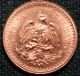 1945 2 1/2 Dos Y Medio Pesos Gold Coin Mexico Estados Unidos Mexicanos Hidalgo Mexico photo 1