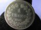 1845 - Bbfrance 1 Franc.  900 Silver Europe photo 2