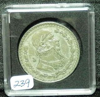1962 Mexician Un Peso Silver Coin Item 239 photo