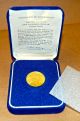 Franklin 1975 Jamaica One Hundred Dollar 900/1000 Fine Gold Proof Coin Coins: World photo 1